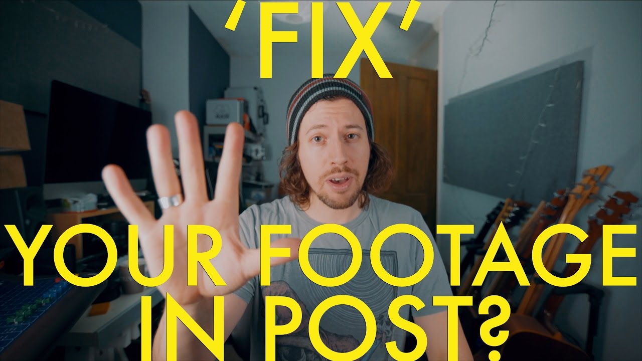 5 Tips For 'Fixing' Your Footage (Framing, Noise, Colour, B-Roll & Audio)