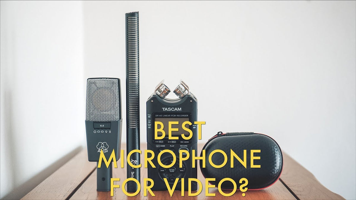 Best Type Of Microphone For Videography? Harv Video/Audio Stuff